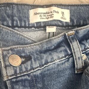 Abercrombie & Fitch Light Blue High Rise Jeans